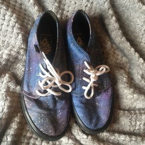 Galaxy Vans, Women's 8, Men's 6.5 (6 1/2) 🌛🌝💫